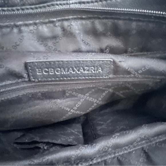 BCBGMaxAzria Black Shoulder Bag with Gold Hardware - Picture 14 of 15